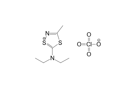 5-Diethylamino-3-methyl-1,4,2-dithiaazolium perchlorate