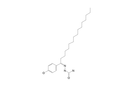 p-Hydroxyphenyl pentadecyl ketone semicarbazone