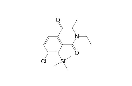 N,N-diethyl-3-chloro-6-formyl-2-(trimethylsilyl)benzamide
