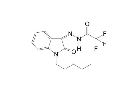 2,2,2-Trifluoro-N'-(2-oxo-1-pentylindolin-3-ylidene)acetohydrazide