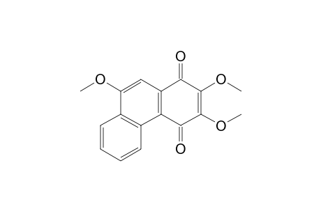 1,4-Phenanthrenedione, 2,3,9-trimethoxy-