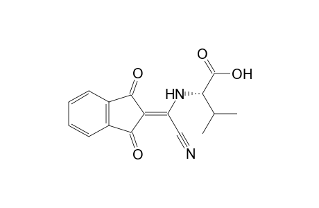 L-Valine, N-[cyano(1,3-dihydro-1,3-dioxo-2H-inden-2-ylidene)methyl]-