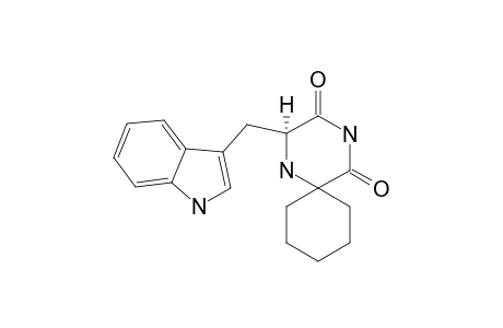 (2S)-2-(INDOL-3-YL)-METHYL-3,5-DIOXO-1,4-DIAZASPIRO-[5,5]-UNDECANE
