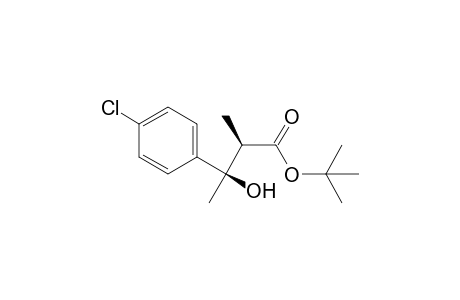 Syn-tert-butyl 3-(4-chlorophenyl)-3-hydroxy-2-methybutanoate