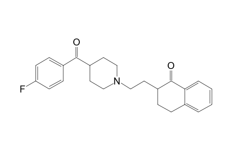 2-[2-[4-(4-fluorobenzoyl)piperidin-1-yl]ethyl]-3,4-dihydro-2H-naphthalen-1-one