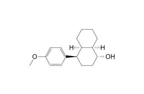 (1R,4R,4aR,8aR)-Decahydro-4-(p-methoxyphenyl)-1-naphthol