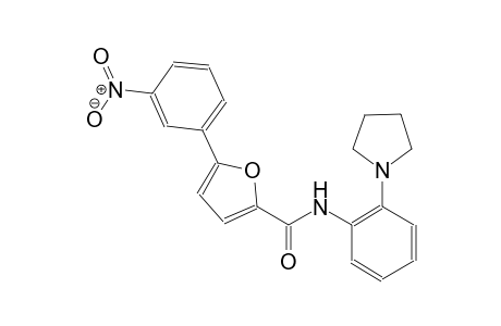 5-(3-nitrophenyl)-N-[2-(1-pyrrolidinyl)phenyl]-2-furamide