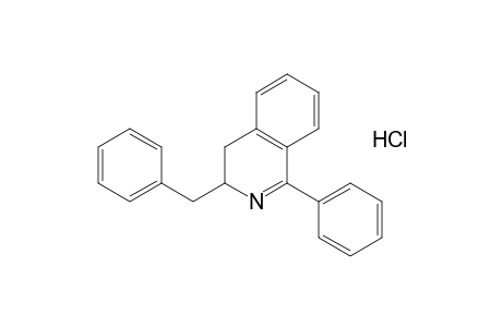 3-Benzyl-3,4-dihydro-1-phenylisoquinoline, hydrochloride