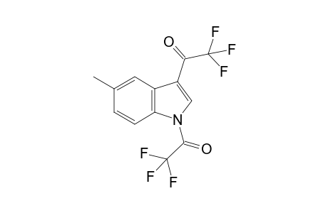 2,2,2-trifluoro-1-[5-methyl-3-(2,2,2-trifluoroacetyl)-1H-indol-1-yl]ethan-1-one