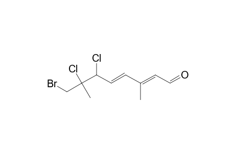 8-BROMO-6,7-DICHLORO-3,7-DIMETHYLOCTA-2,4-DIENAL