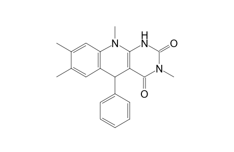 5-Phenyl-3,7,8,10-tetramethyl-1,5-dihydropyrimido[4,5-b]quinoline-2,4(3H,10H)-dione