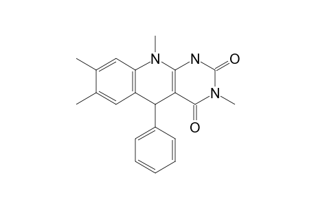 5-Phenyl-3,7,8,10-tetramethyl-1,5-dihydropyrimido[4,5-b]quinoline-2,4(3H,10H)-dione