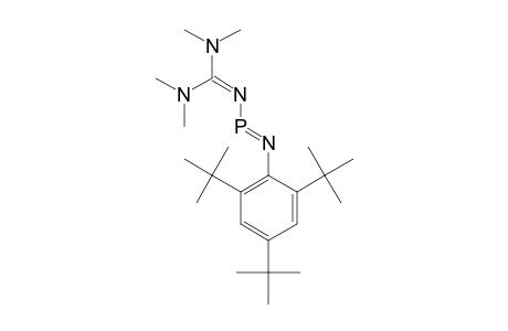 (N,N,N',N'-TETRAMETHYLGUANIDYL)-N-[2,4,6-TRIS-(TERT.-BUTYL)-PHENYL]-IMINOPHOSPHINE
