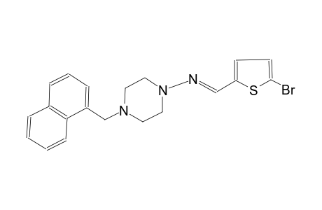 1-piperazinamine, N-[(E)-(5-bromo-2-thienyl)methylidene]-4-(1-naphthalenylmethyl)-