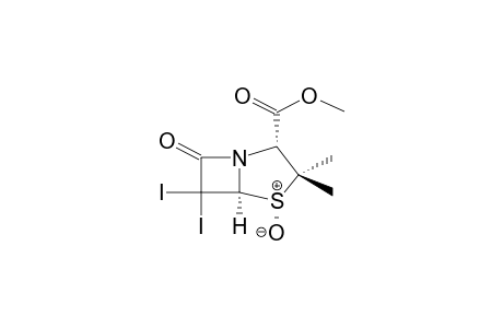 METHYL 6,6-DIIODOPENICILLANATE, 1R(ALPHA)-OXIDE