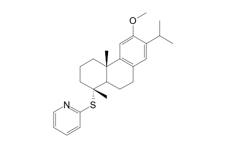 13-Isopropyl-4.alpha.-(2'-pyridylthio)-12-methoxy-18-norpodocarpa-8,11,13-triene
