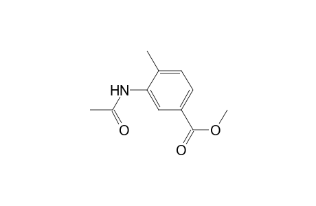 Benzoic acid, 3-(acetylamino)-4-methyl-, methyl ester