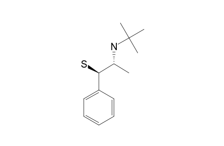 2-(tert.Butylamino)-1-phenylpropan-1-thiol, (threo)
