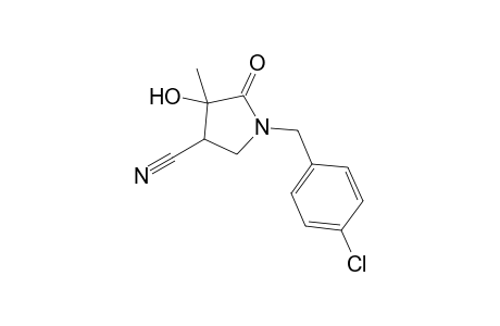 4-Cyano-N-(p-chlorobenzyl)-3-hydroxy-3-methylpyrrolidin-2-one