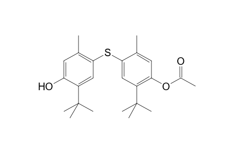 2-tert-Butyl-4-(5-tert-butyl-4-hydroxy-2-methylphenylthio)-5-methylphenyl acetate