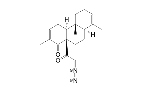 (4aS,4bR,8aR,10aR)-10a-(2-Diazoacetyl)-2,4b,8-trimethyl-4,4a,5,6,8a,9.10,10a-octahydrophenanthren-1(4bH)-one