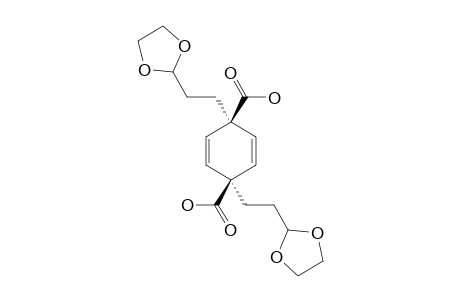 (CIS)-1,4-BIS-[2-(1,3-DIOXOLAN-2-YL)-ETHYL]-CYCLOHEXA-2,5-DIENE-1,4-DICARBOXYLIC-ACID