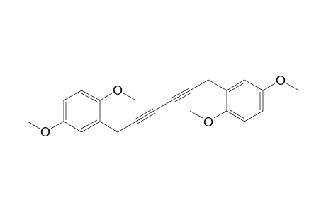 2-[6-(2,5-dimethoxyphenyl)hexa-2,4-diynyl]-1,4-dimethoxy-benzene