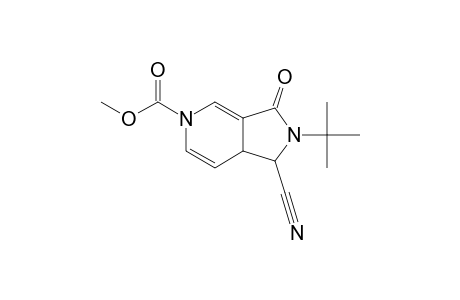 METHYL-2-TERT.-BUTYL-1-CYANO-2,3-DIHYDRO-3-OXO-1H-PYRROLO-[3,4-C]-PYRIDINE-5(7AH)-CARBOXYLATE