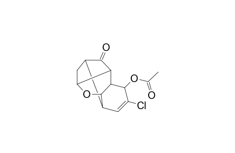 4,2,8-Ethanylylidene-2H-1-benzopyran-10-one, 7-(acetyloxy)-6-chloro-3,4,4a,7,8,8a-hexahydro-, (2.alpha.,4.alpha.,4a.beta.,7.beta.,8.alpha.,8a.beta.,9R*)-