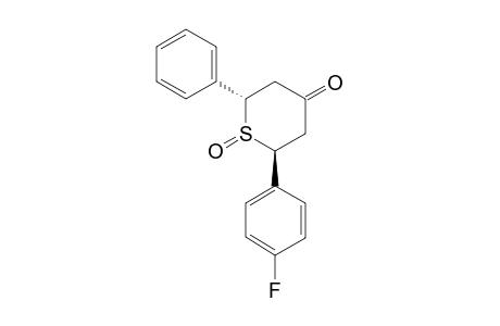 2R-(PARA-FLUOROPHENYL)-6C-PHENYL-THIAN-4-ONE-1-OXIDE