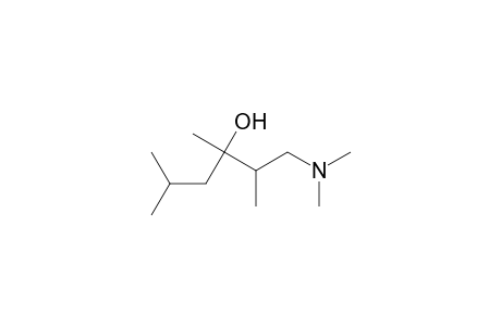 1-(dimethylamino)-2,3,5-trimethylhexan-3-ol