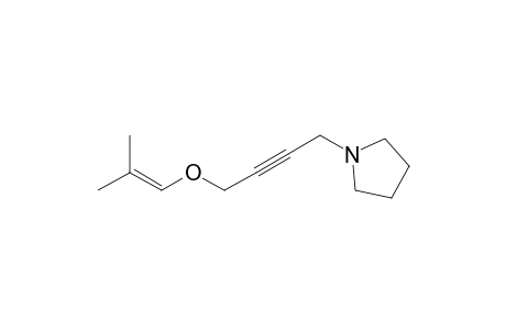 1-[4-(2-methylprop-1-enoxy)but-2-ynyl]pyrrolidine