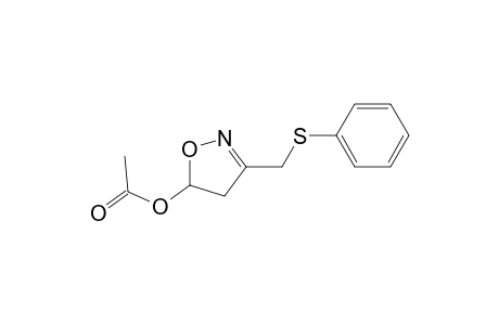 3-Phenylthiomethyl-5-acetoxy-4,5-dihydroisoxazole
