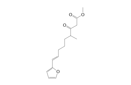 Methyl (8E)-9-(2-furyl)-4-methyl-3-oxonon-8-enoate