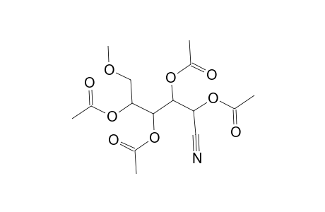 2,3,4,5-Tetra-O-acetyl-6-O-methyl-D-gluconitrile