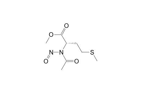 Methyl ester of N-acetyl-N-nitrosomethionine
