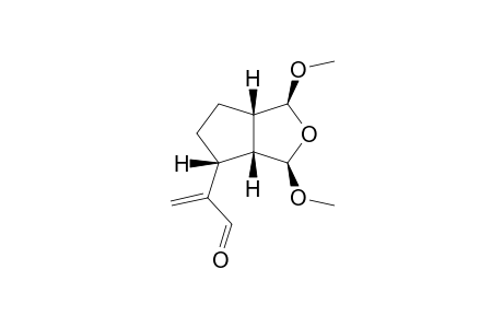 2-[(1S,3R,3aR,4R,6aS)-1,3-dimethoxy-3,3a,4,5,6,6a-hexahydro-1H-cyclopenta[c]furan-4-yl]-2-propenal