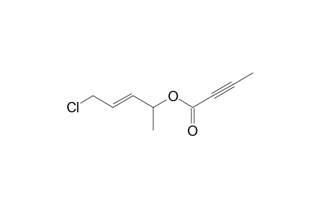 1'-Methyl-4'-chloro-2'(E)-butenyl 2-butynoate
