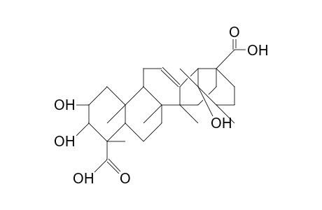 2.alpha.,3.beta.,19.alpha.-Trihydroxy-urs-12-ene-23,28-dioic-acid