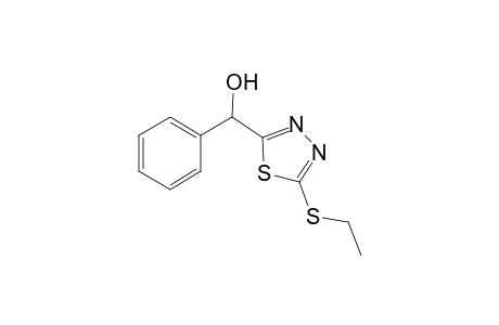 1,3,4-Thiadiazole-2-methanol, 5-(ethylthio)-.alpha.-phenyl-