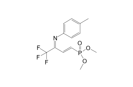 Dimethyl N-(4-methylphenyl)-imino-4,4,4-trifluorobut-1-enyl-phosphonate
