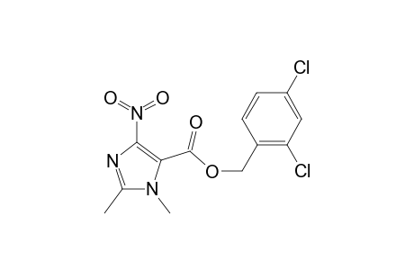 (2,4-dichlorophenyl)methyl 2,3-dimethyl-5-nitro-imidazole-4-carboxylate
