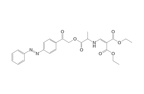 [4'-(Phenylazo)phenacyl]N-{1-[2,2-bis(ethoxycarbonyl)vinylamino]ethyl}carboxylate