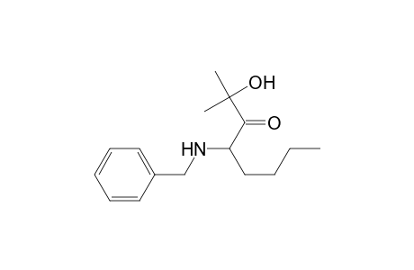 3-Octanone, 2-hydroxy-2-methyl-4-[(phenylmethyl)amino]-