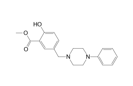 2-Hydroxy-5-(4-phenyl-piperazin-1-ylmethyl)-benzoic acid methyl ester