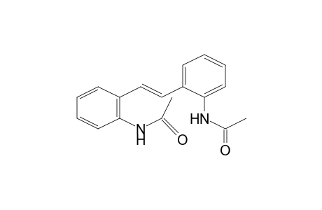 N-[2-[(E)-2-(2-acetamidophenyl)ethenyl]phenyl]acetamide