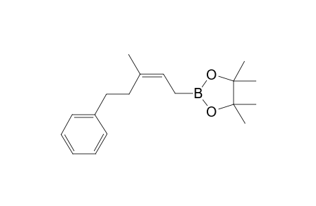 (Z)-pinacolato (3-methyl-5-phenyl-2-penten-1-yl)boronate