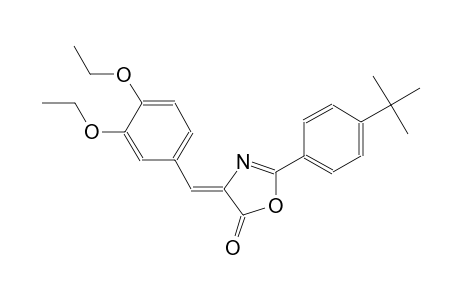 (4Z)-2-(4-tert-butylphenyl)-4-(3,4-diethoxybenzylidene)-1,3-oxazol-5(4H)-one