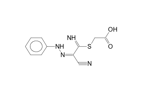 [(2-PHENYLHYDRAZONO)-3-IMINEPROPANENITRILE)-S-THIOACETIC ACID