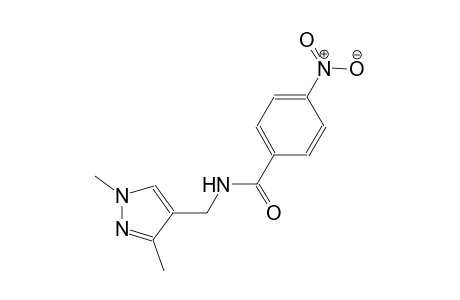 N-[(1,3-dimethyl-1H-pyrazol-4-yl)methyl]-4-nitrobenzamide